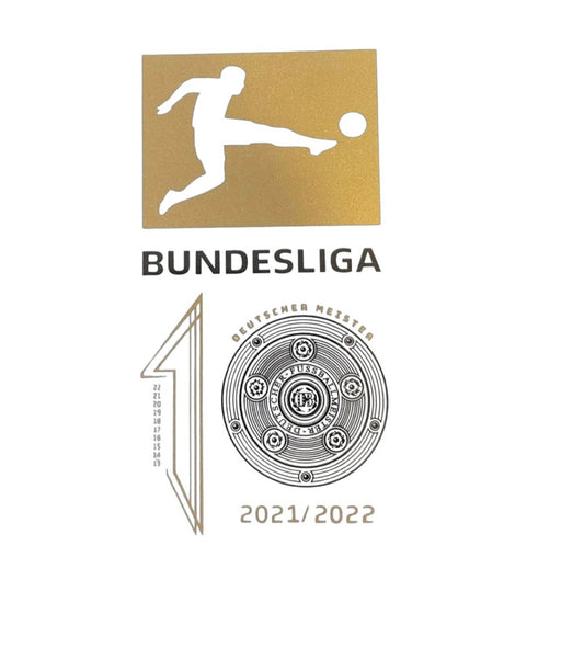 Bundesliga Serienmeister Patch FC bayern münchen matchworn 21/22 Ärmel